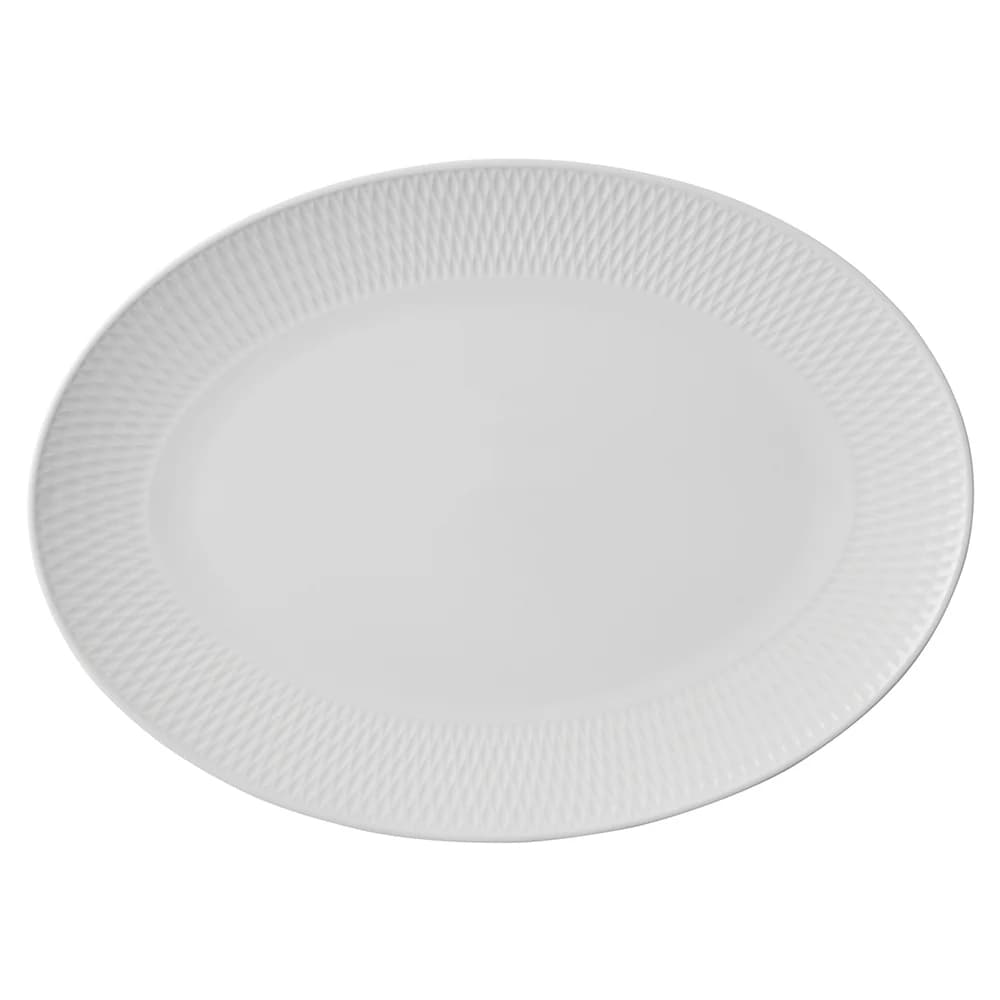 Maxwell & Williams White Basics Diamonds Oval Platter