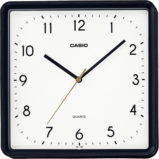 Casio Wall Clock, IQ-152-1DF