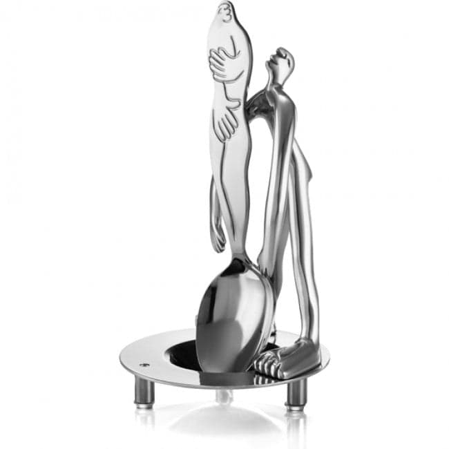 Carrol Boyes Upright Spoon Rest Set, Woman Man