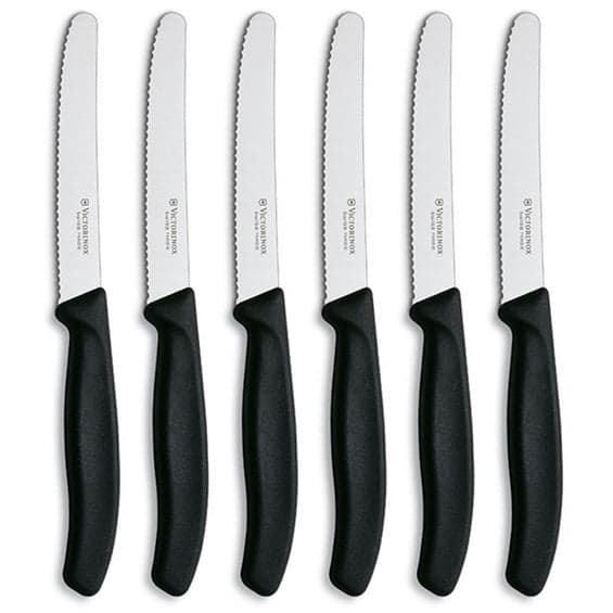 Victorinox Swiss Classic Rounded Steak Knife Set, Set Of 6