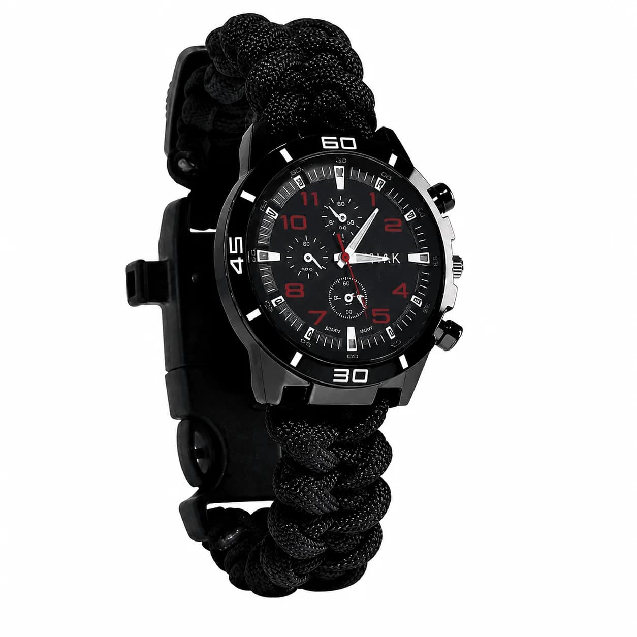 6-in-1 Survival Paracord Watch | Compass & Firestarter