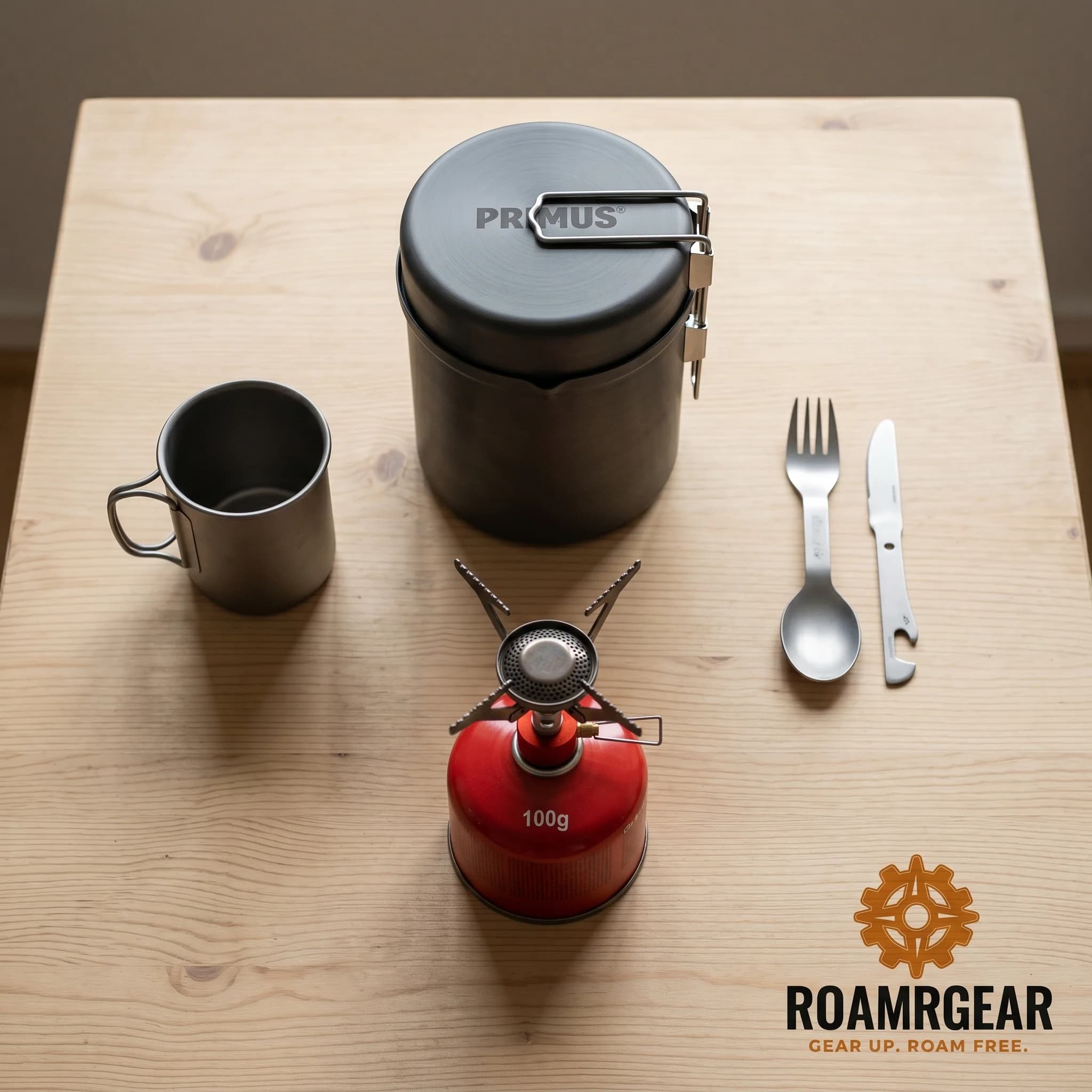 Trail Cook Kit Bundle | Stove, Pot & Cutlery Set
