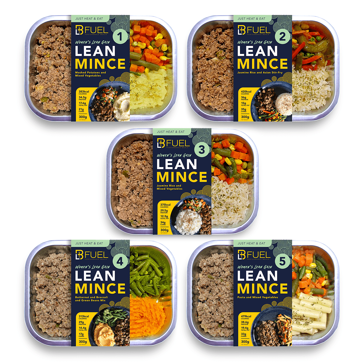 Build Your Women’s Lean Gain 60 Meal Package