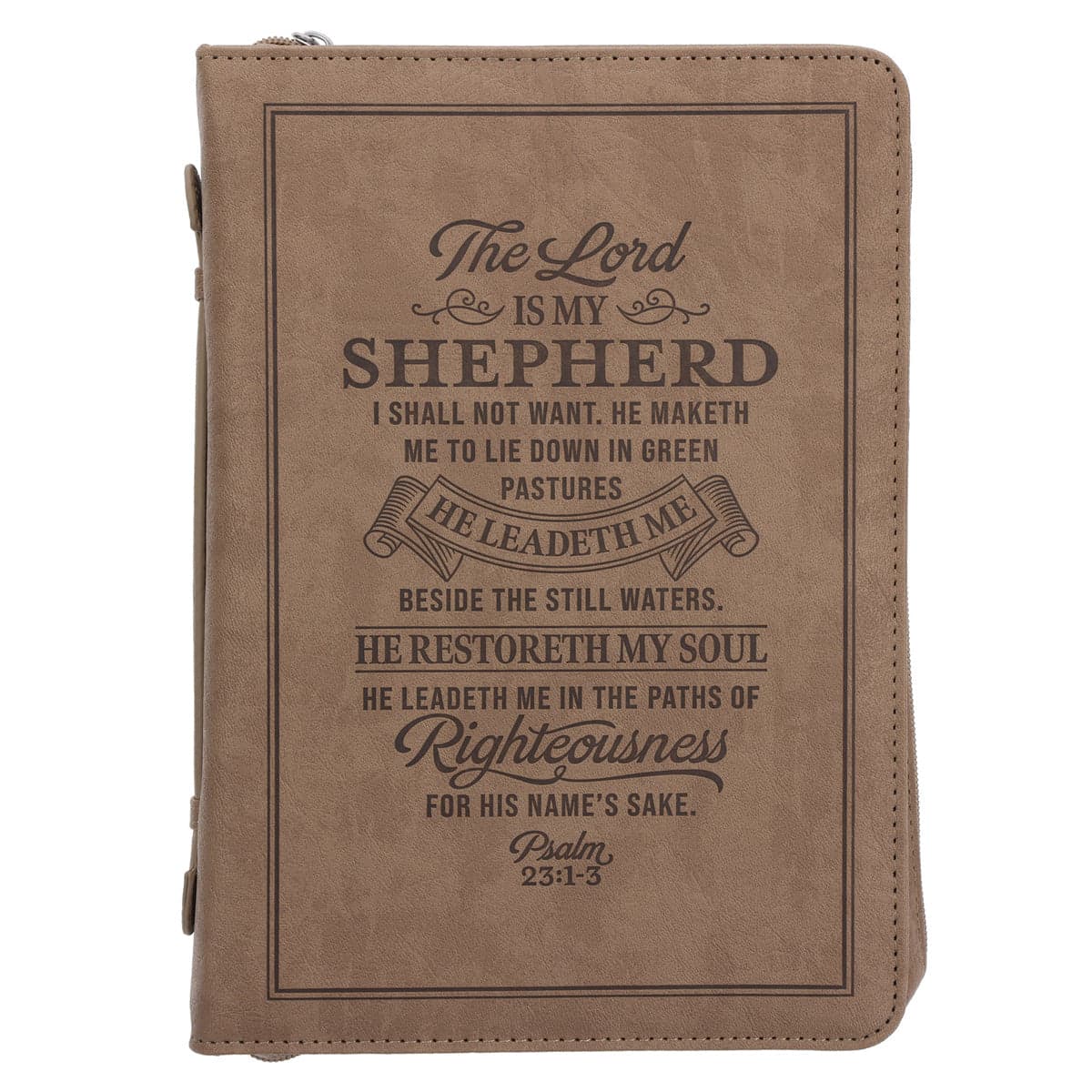 The Lord Is My Shepherd Faux Leather Bible Bag