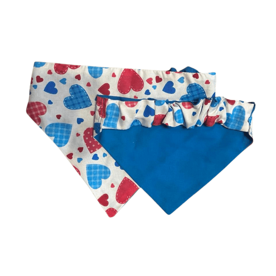 Scrunchie Puppy Love Bandana - Pink