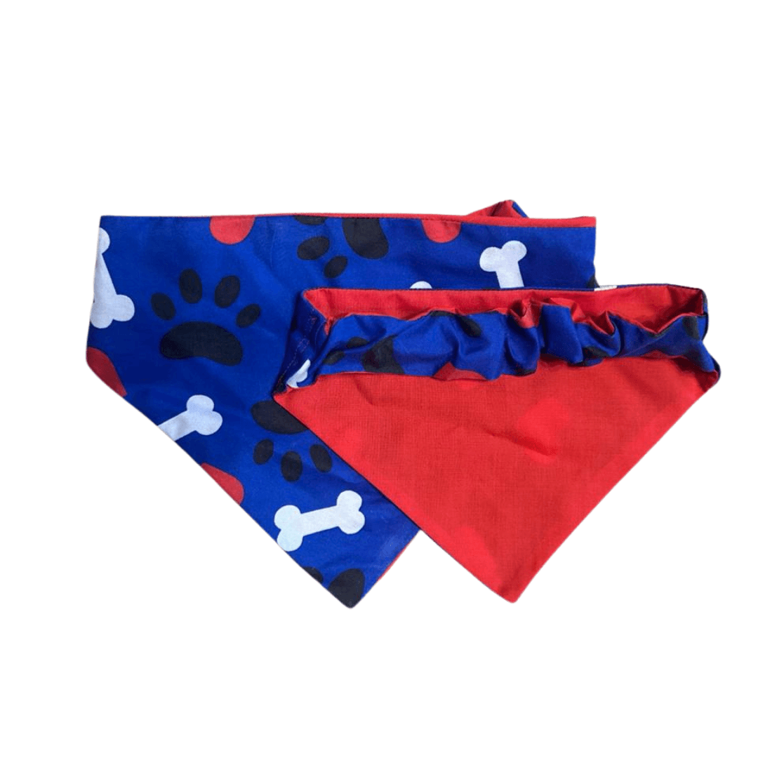 Scrunchie Puppy Love Bandana - Navy