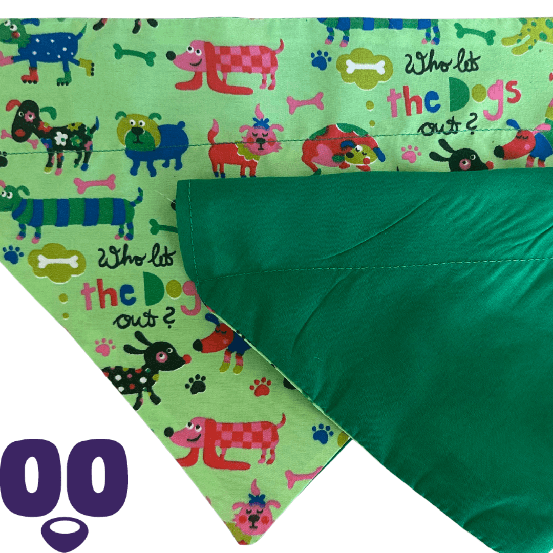 Summer Splash & Snack Bandana - Green