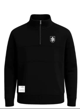 'Old School' Quarter Zip Jersey