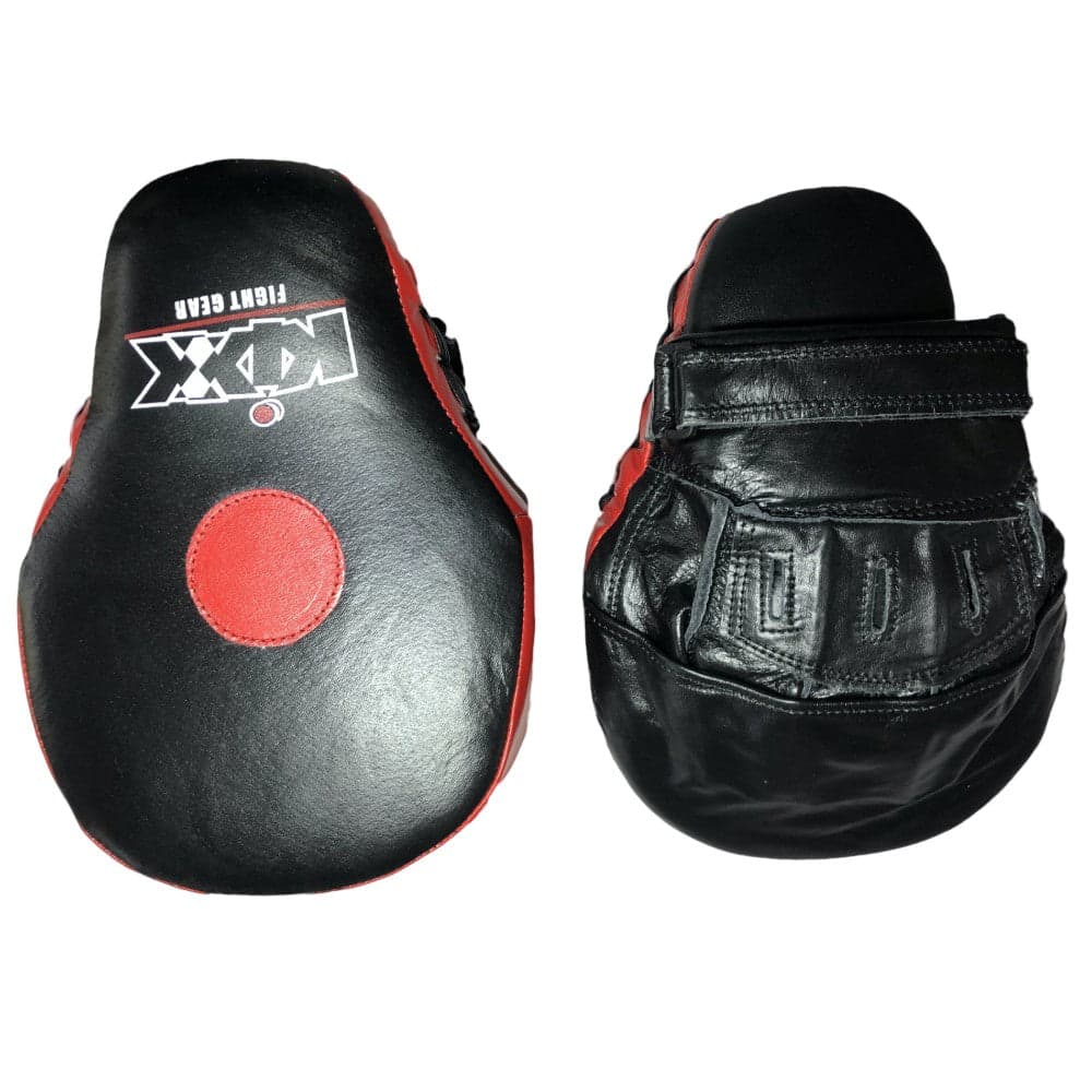 Kix Vinyl Focus Mitts (Black and Red)