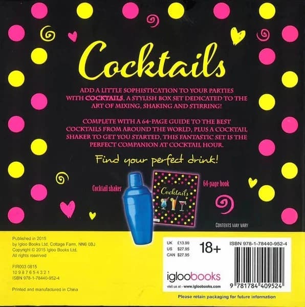 Definitive Guide To Creating Classic Cocktails Box-Set