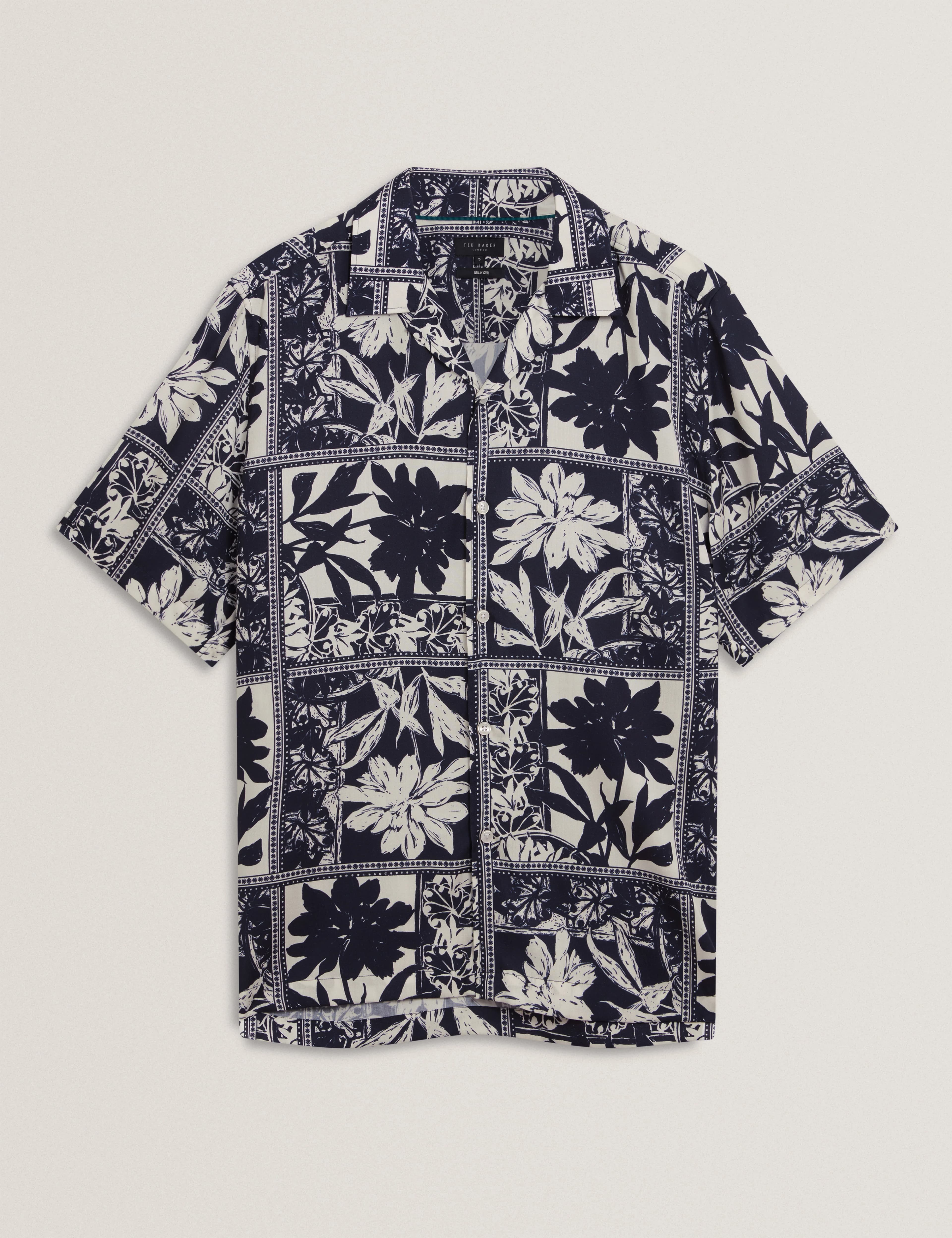 RADOMIE: SS Relaxed Boarder Floral Shirt