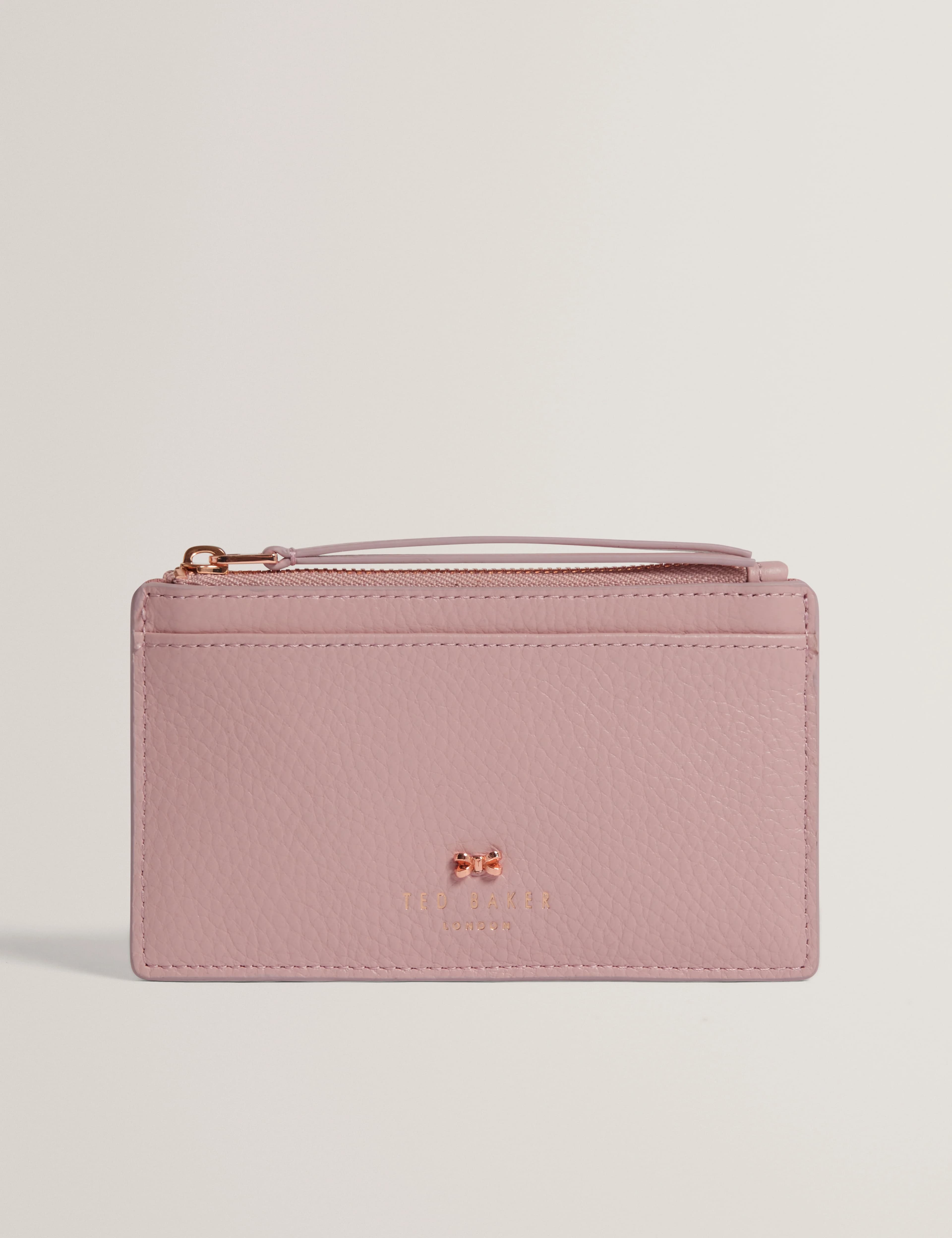 MYYRA: Bow Detail Zip Card Holder