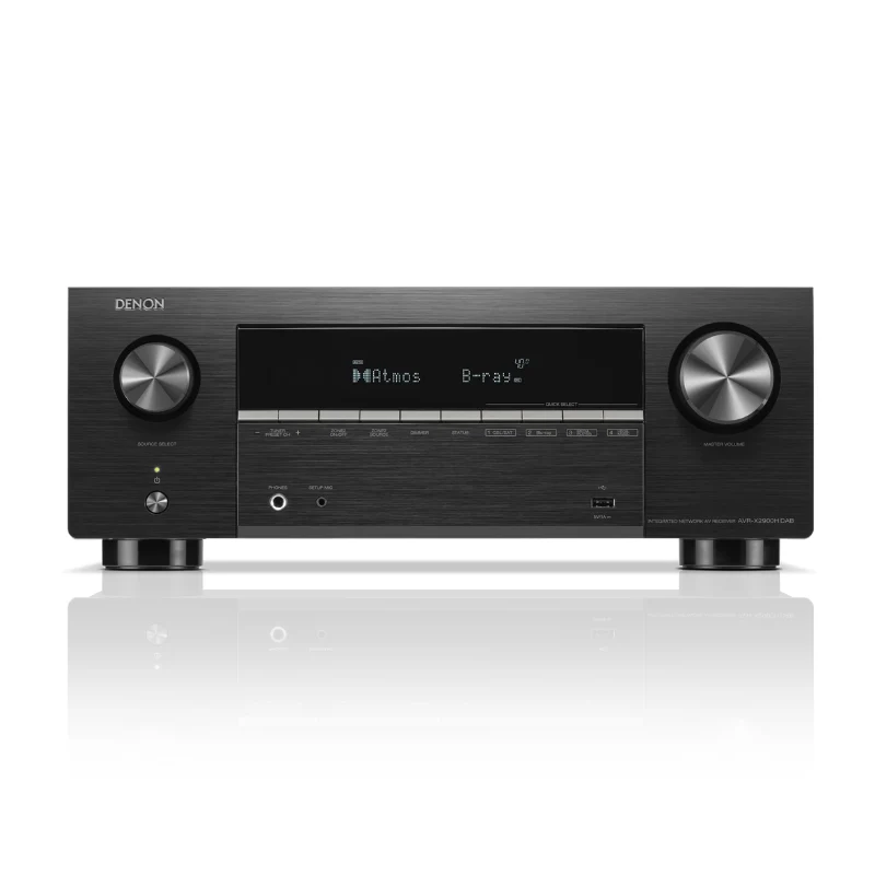 Denon AVR-X2900H DAB 7.2 Ch. 95W 4K/8K Dolby Atmos AV Receiver Powered by HEOS™ (Each)