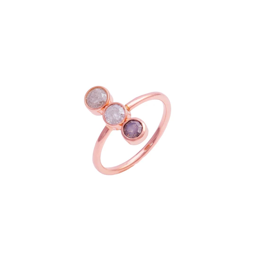 DIAMOND TRIBAL RING SINGLE BAND