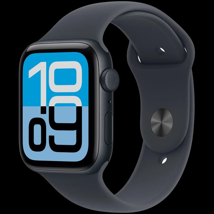 Apple Watch SE 3 GPS + Cellular 44mm Midnight Aluminium Case with Midnight Sport Band - S/M,Model A3328
