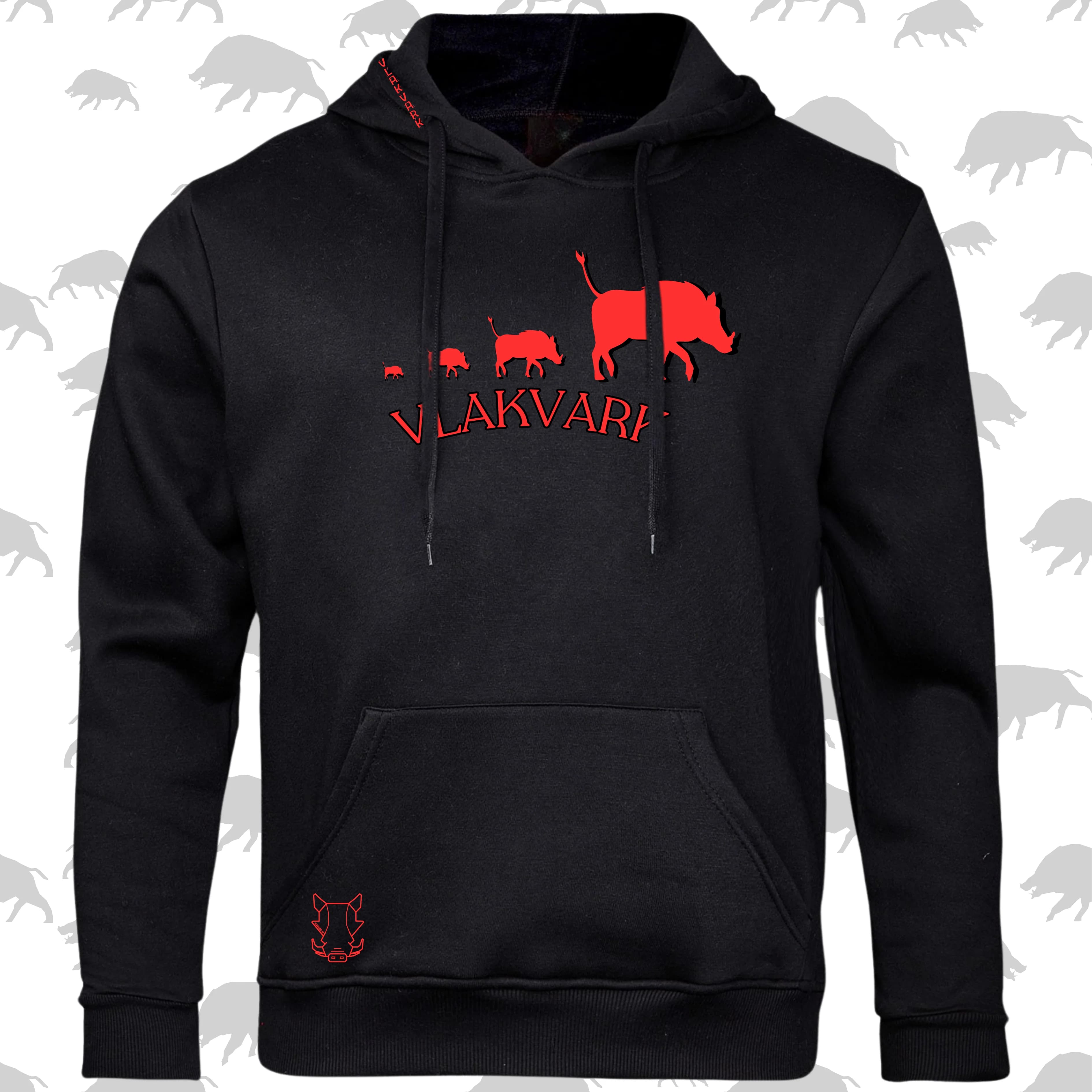 Vlakvark W Hoodie vir Mans en Dames