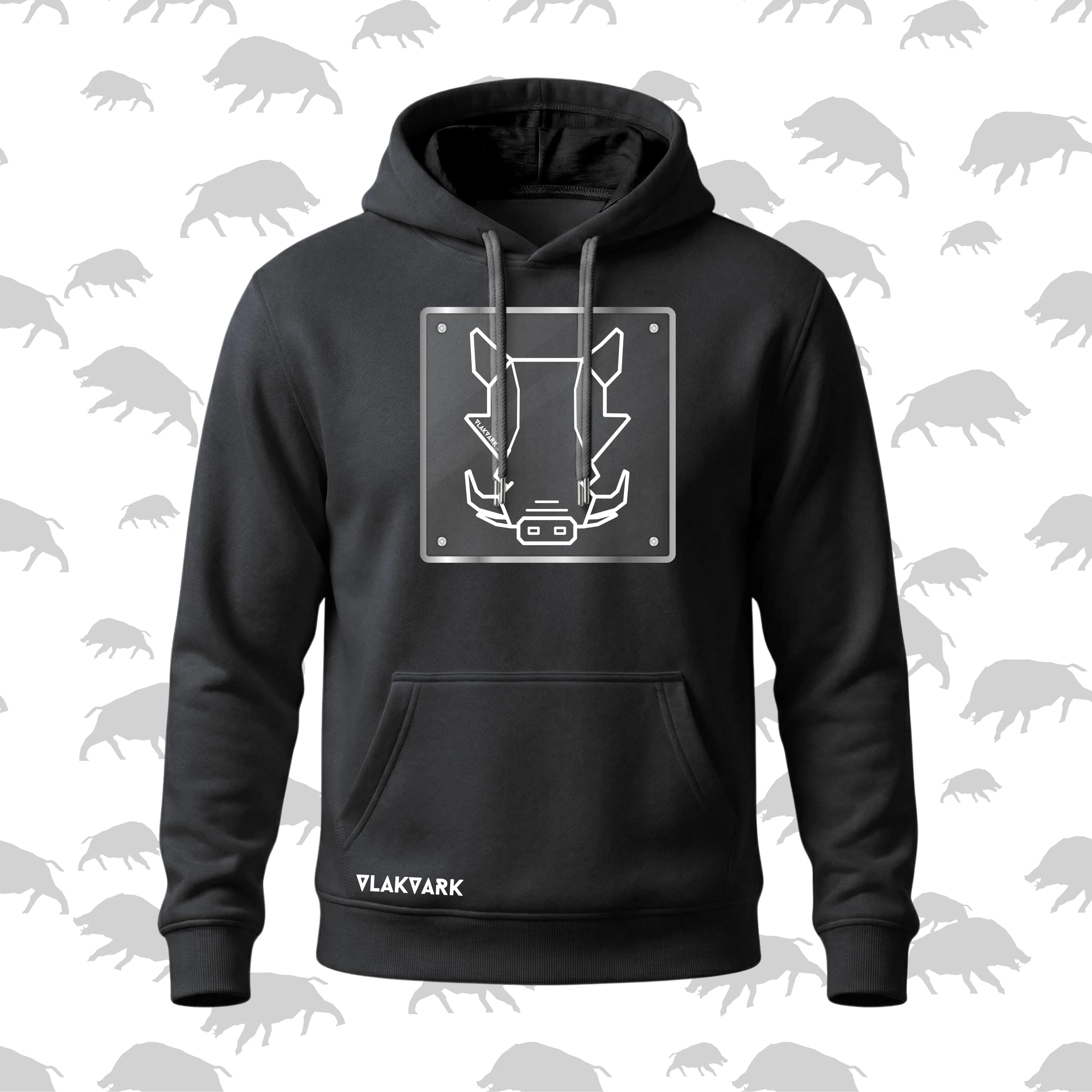 Vlakvark Hoodie V Mans en Dames (A)