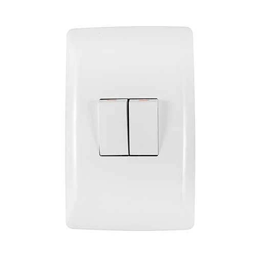 Crabtree Diamond 2 Lever Light Switch 4x2