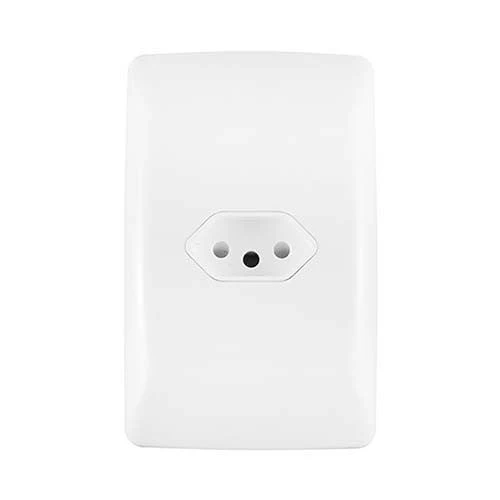 Crabtree Diamond Single Slimline Unswitched Socket 4x2