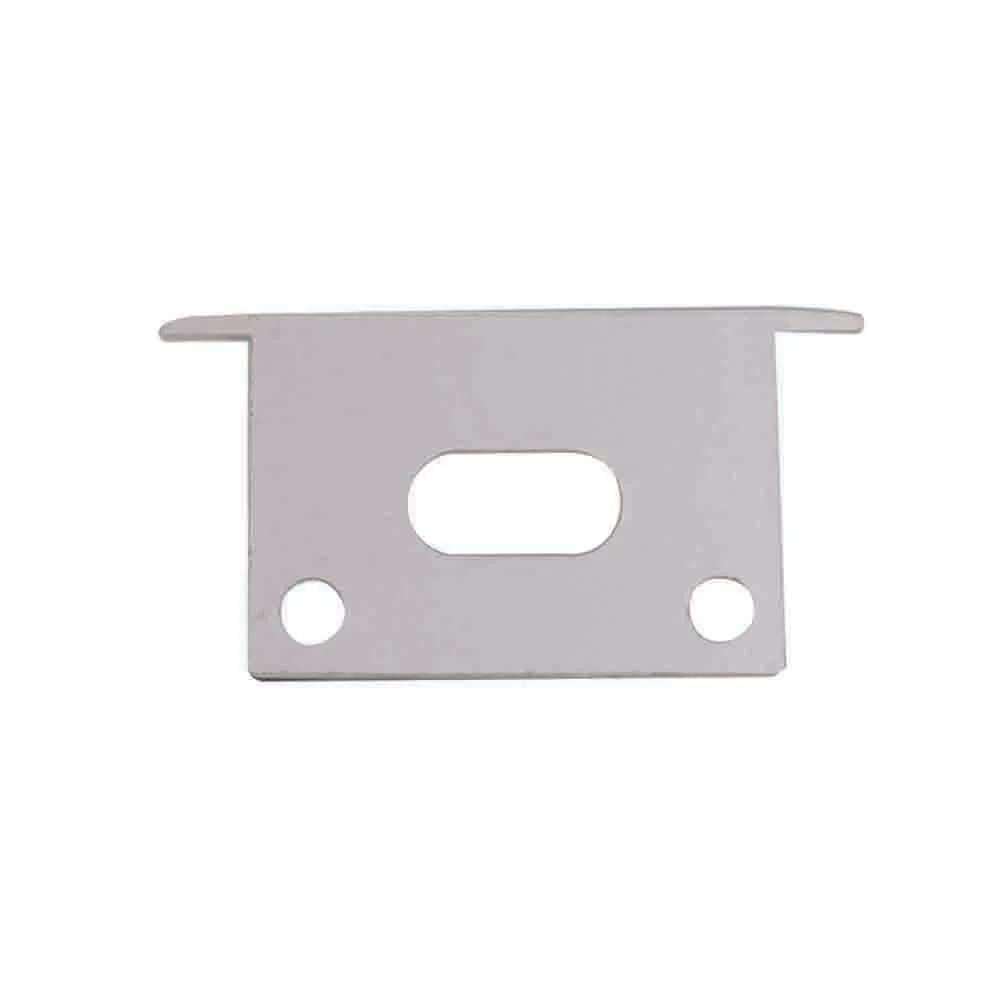 Spazio Zero Recessed End Cap - Grey