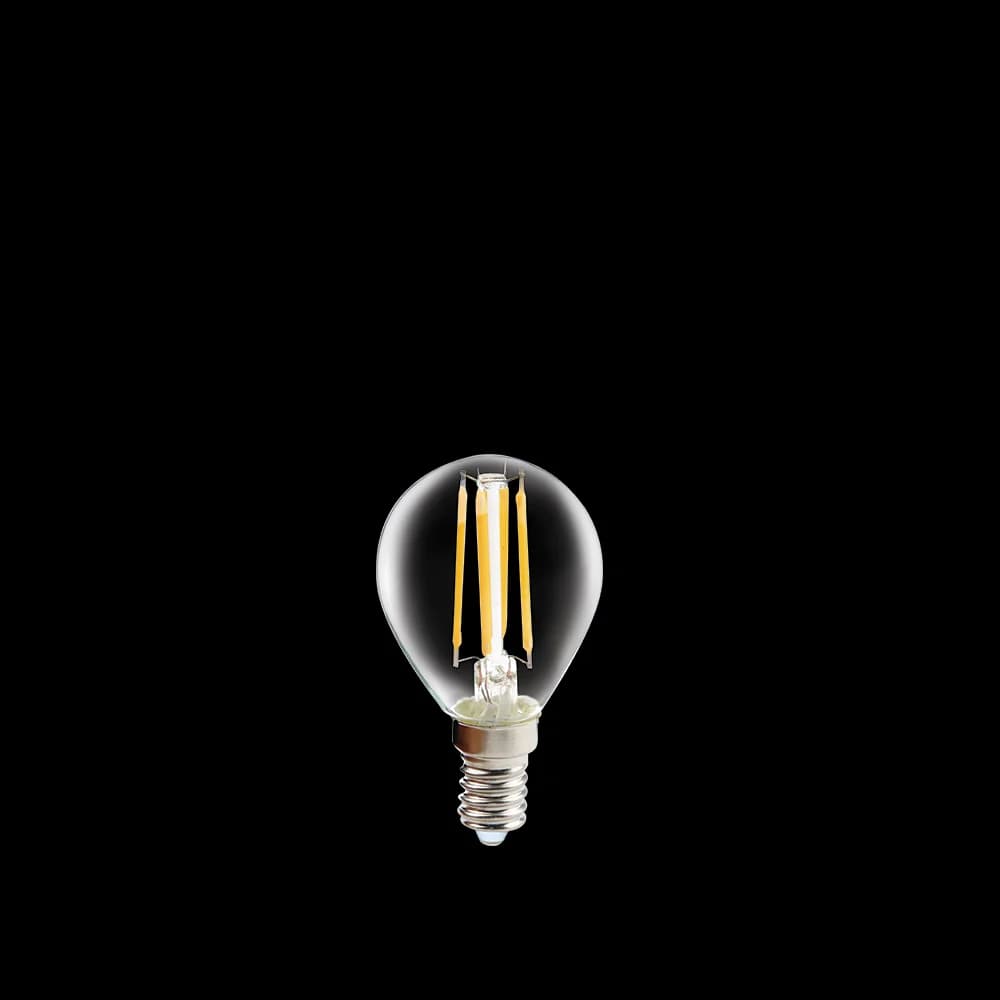K. Light LED Filament Golf Ball Bulb G45 E14 4W 2700K