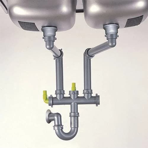 Franke SPAZI F/2 Double Bowl Plumbing Kit
