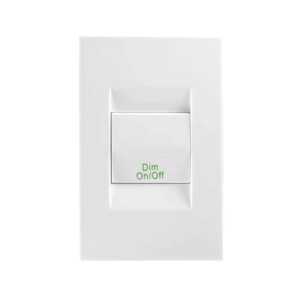 Crabtree Topaz 1 Lever Dimmer Switch 4x2 - White