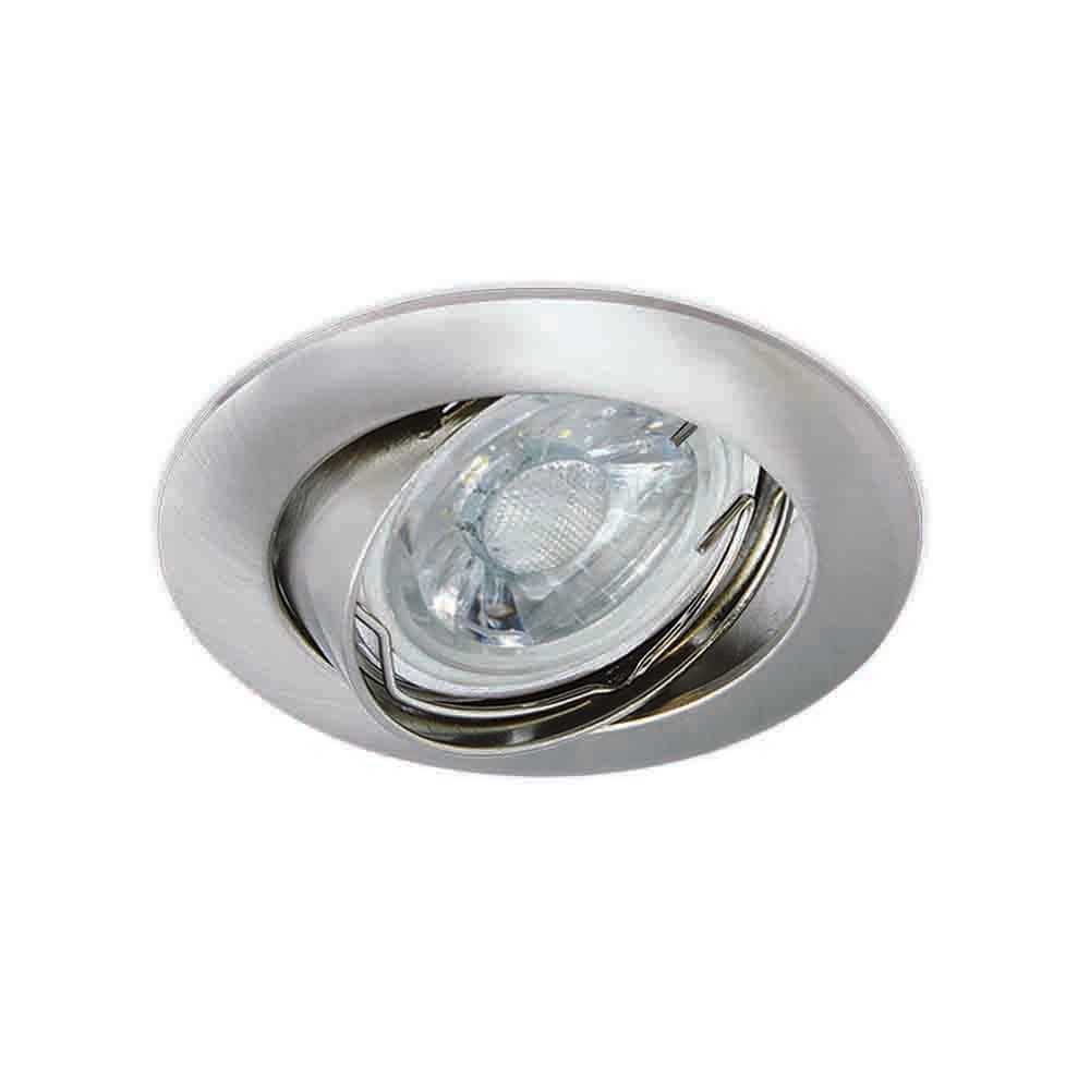 Spazio 2249 Tilt Recessed Downlight GU10 82mm - Matt Chrome