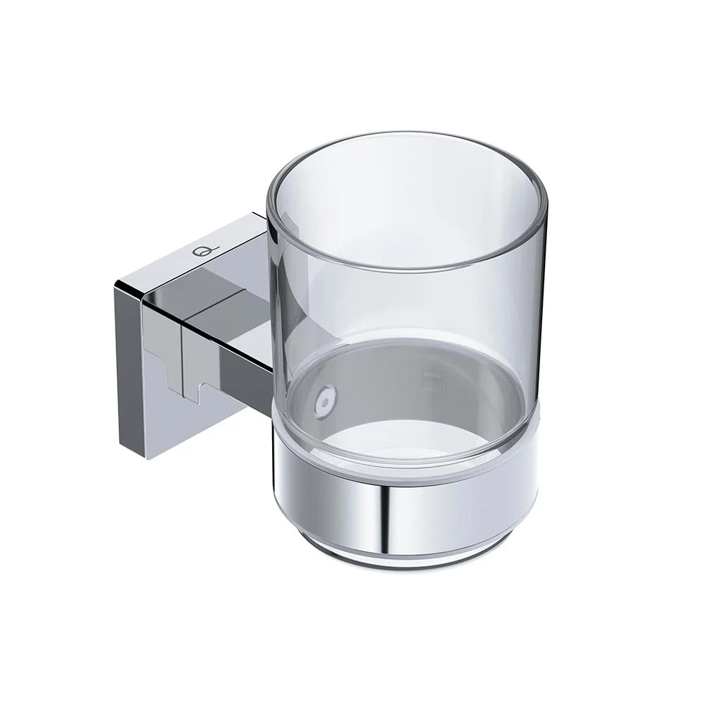 LIQUIDRed Elemental Tumbler & Holder - Chrome