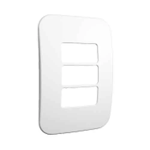 VETi 1 3 Horizontal Module Cover Plate 4x2 - White Trim