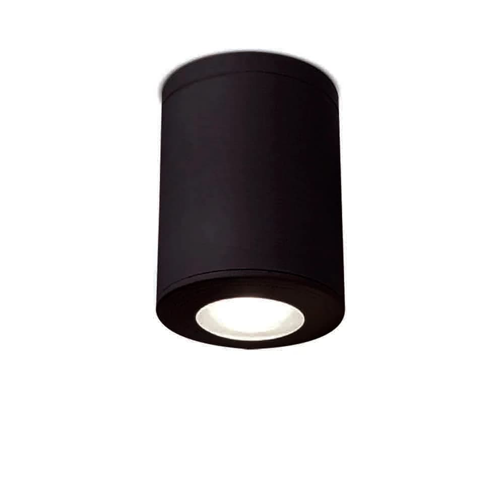 Spazio Franca LED Surface Downlight GU10 7.5W 400lm CCT 95mm - Black