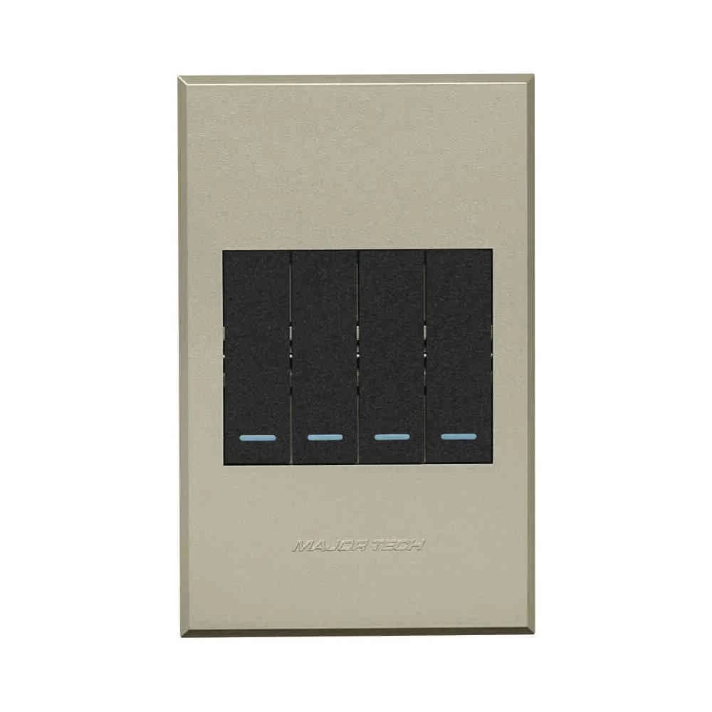 VETi 3 Pola 4 Lever 1-Way Light Switch 4x2