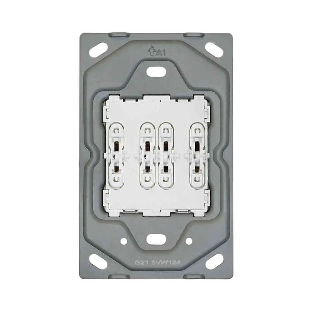 VETi 3 4 Lever 1-Way Light Switch Yoke 4x2