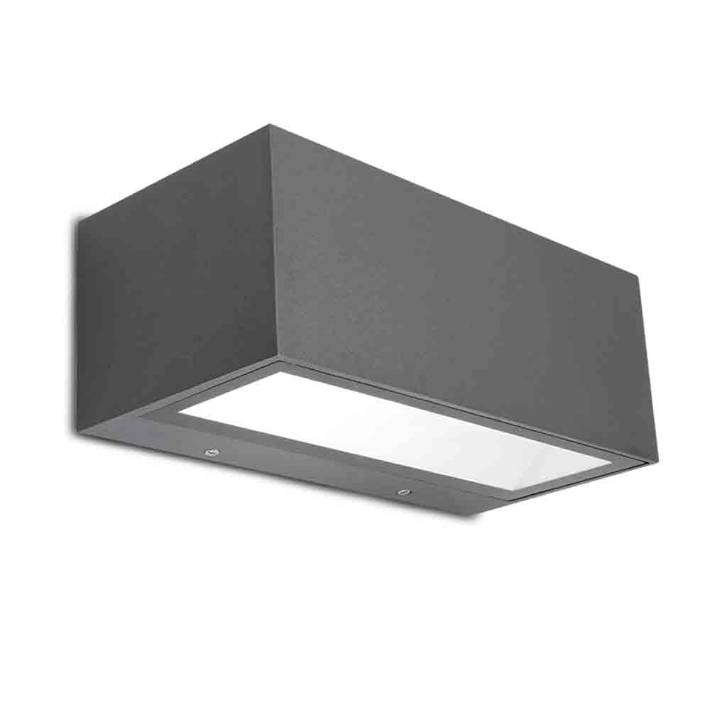 Spazio Zelda Large LED Box Wall Light 20W 1600lm 3000K - Cloud White