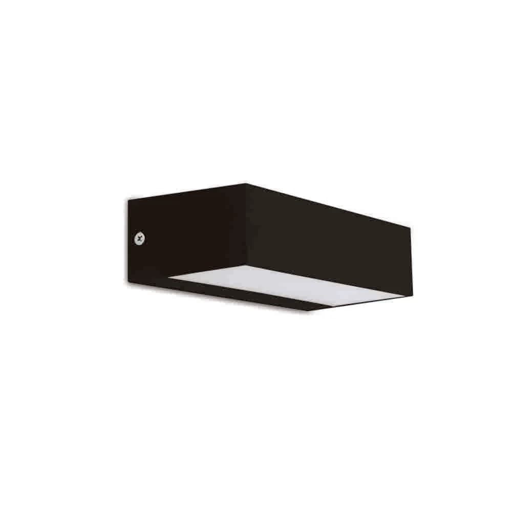 Spazio Mite Medium Wall Light 3CCT - Black