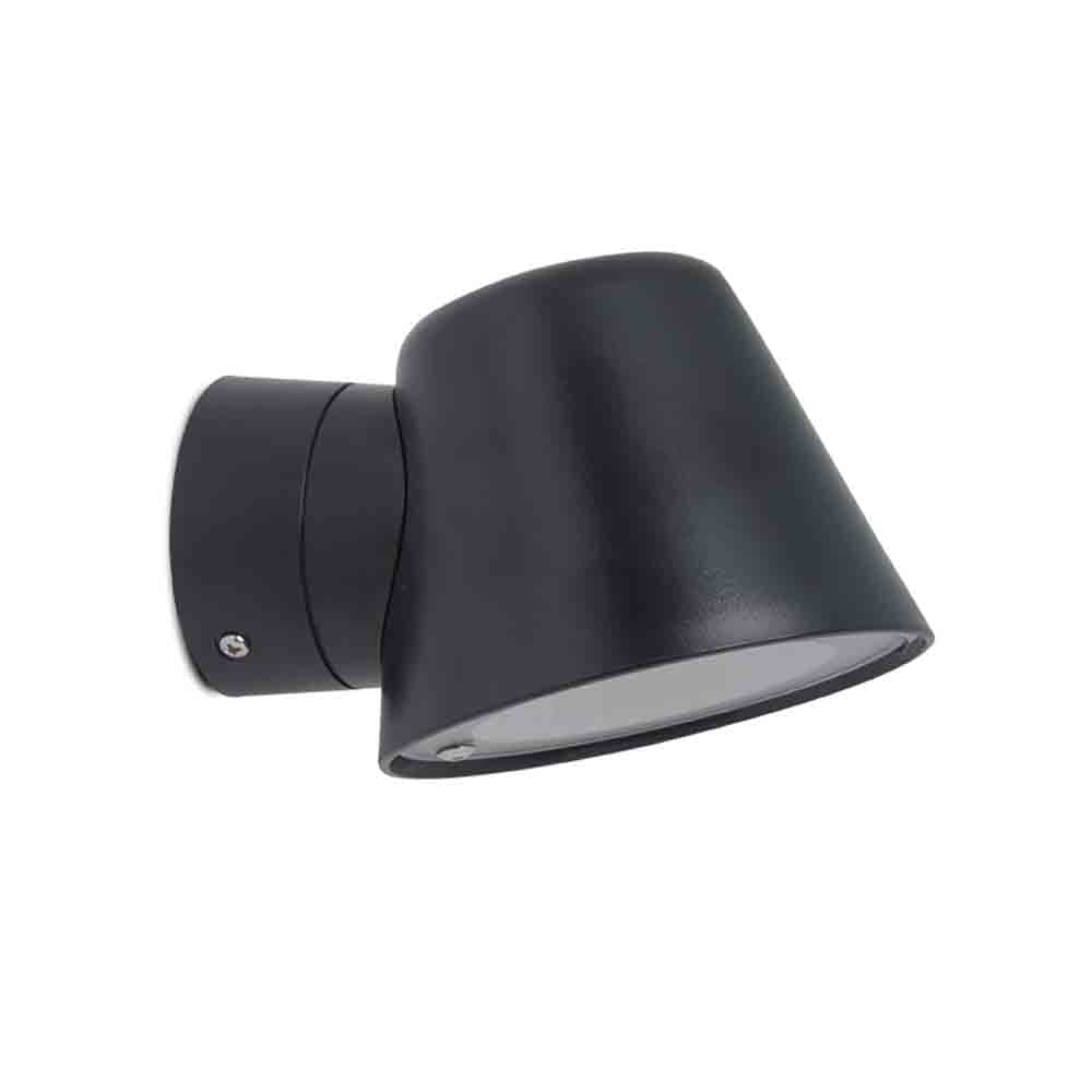 Spazio Deli Exterior Wall Light - Black