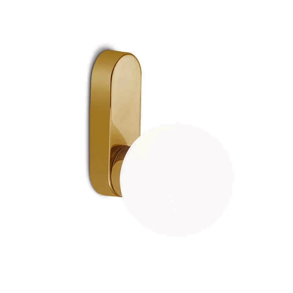 Spazio Bubble Stainless Steel Globe Wall Light 6W 960lm 3000K - Gold