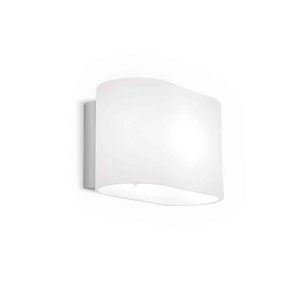 Spazio Ice Rectangular Glass Wall Light 6W 960lm 3000K - Opal