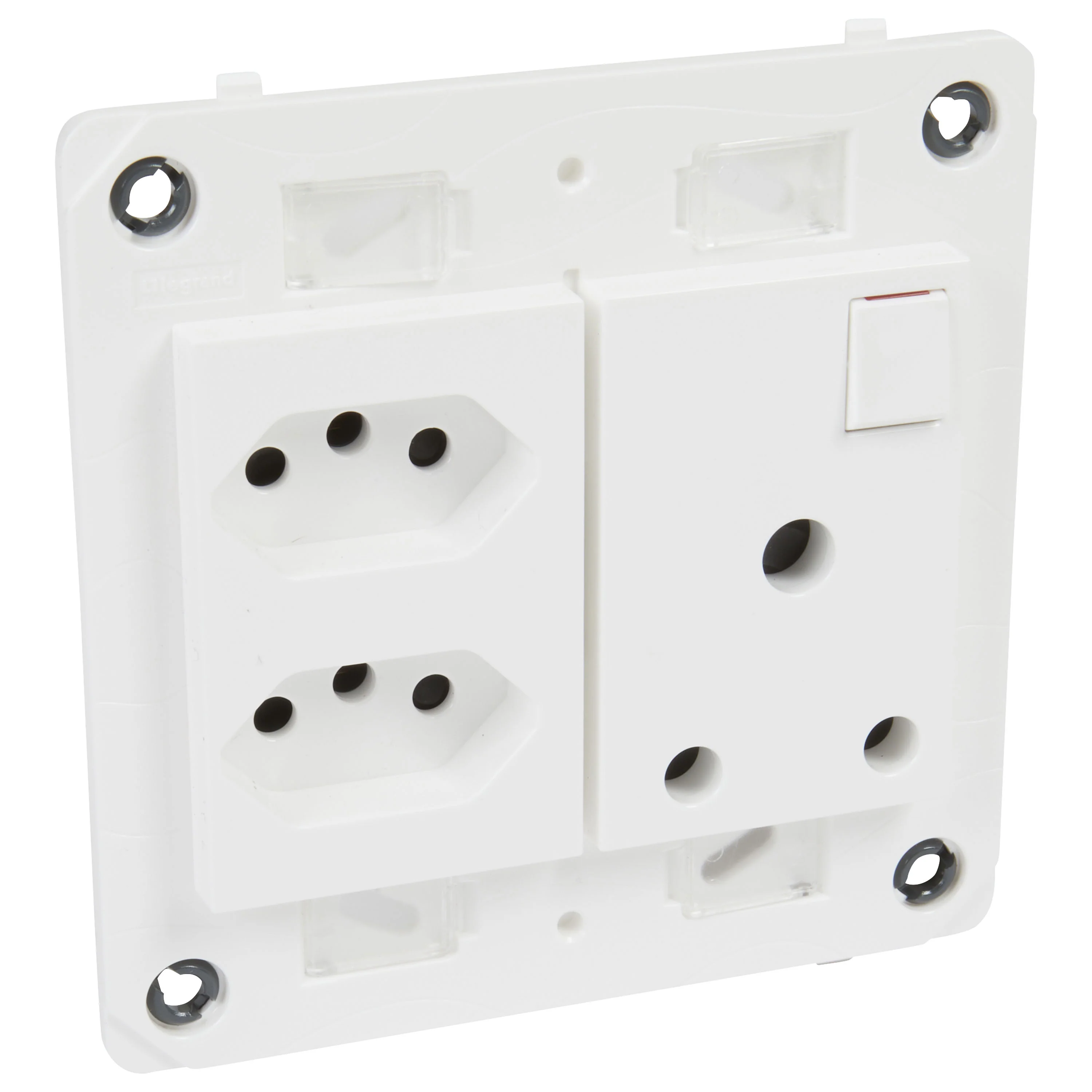 Legrand Arteor RSA 2 Slimline Monoblock Socket Module 4x4