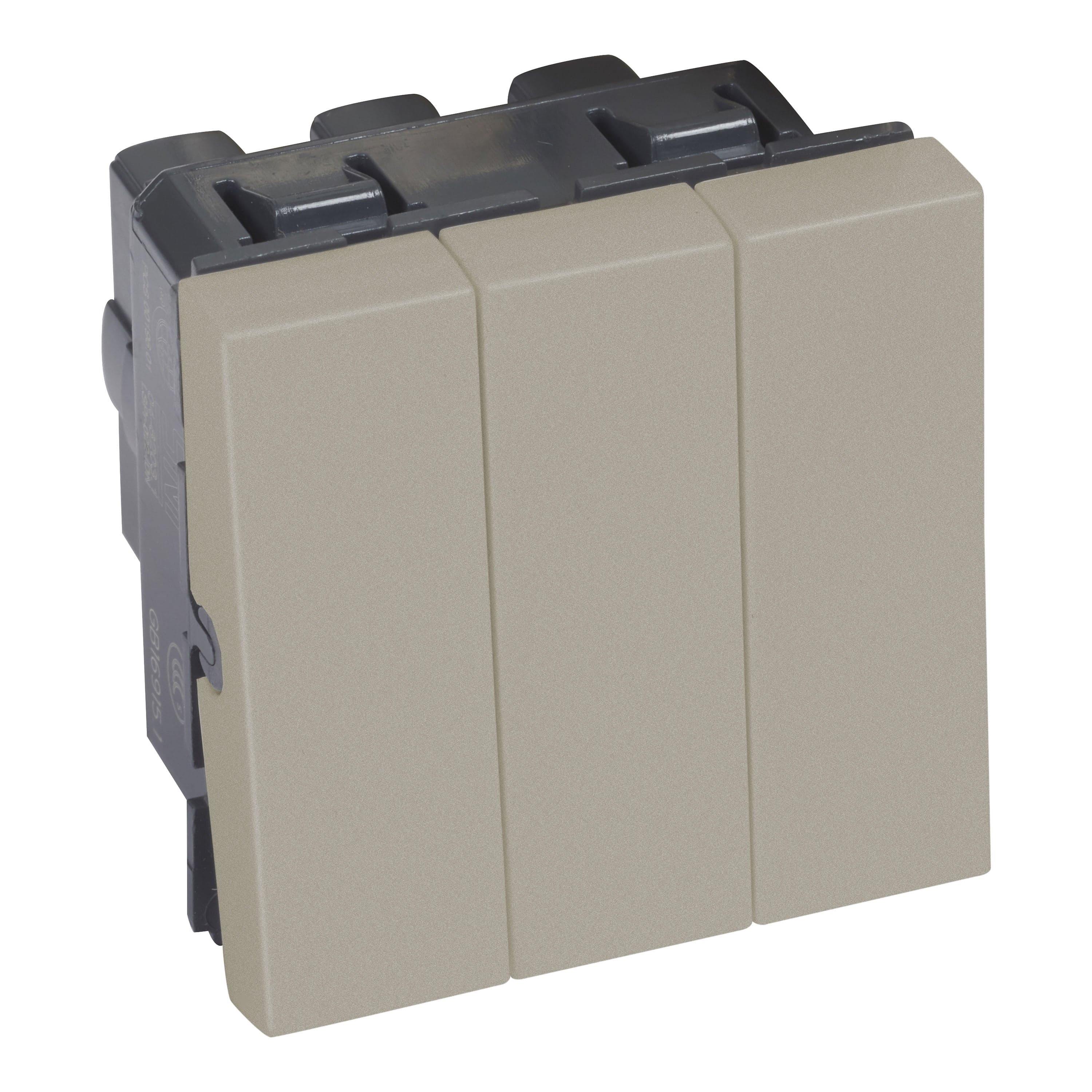 Legrand Arteor 2-Way with a 1-Way 3 Gang Levered Switch Module