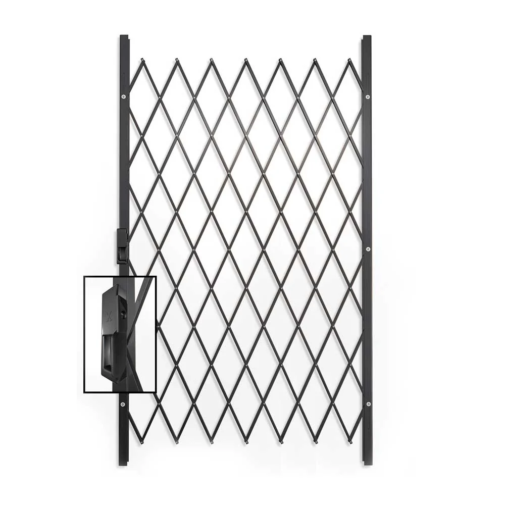 Xpanda Saftidor C Slamlock Security Gate 2000x1150mm - Charcoal