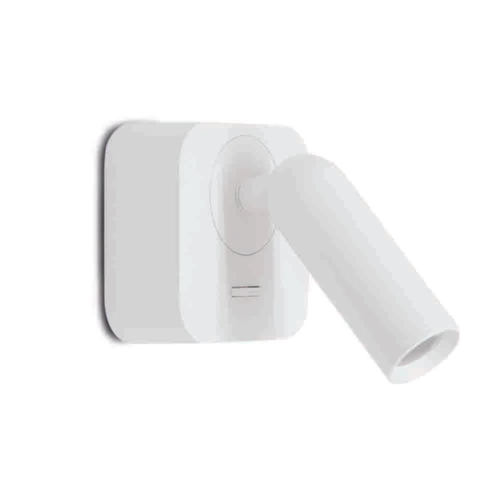 Spazio Hilton Square Compact LED Reading Light 3000K