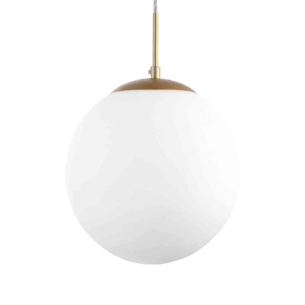 Spazio Globe Pendant 400mm- Sand Gold