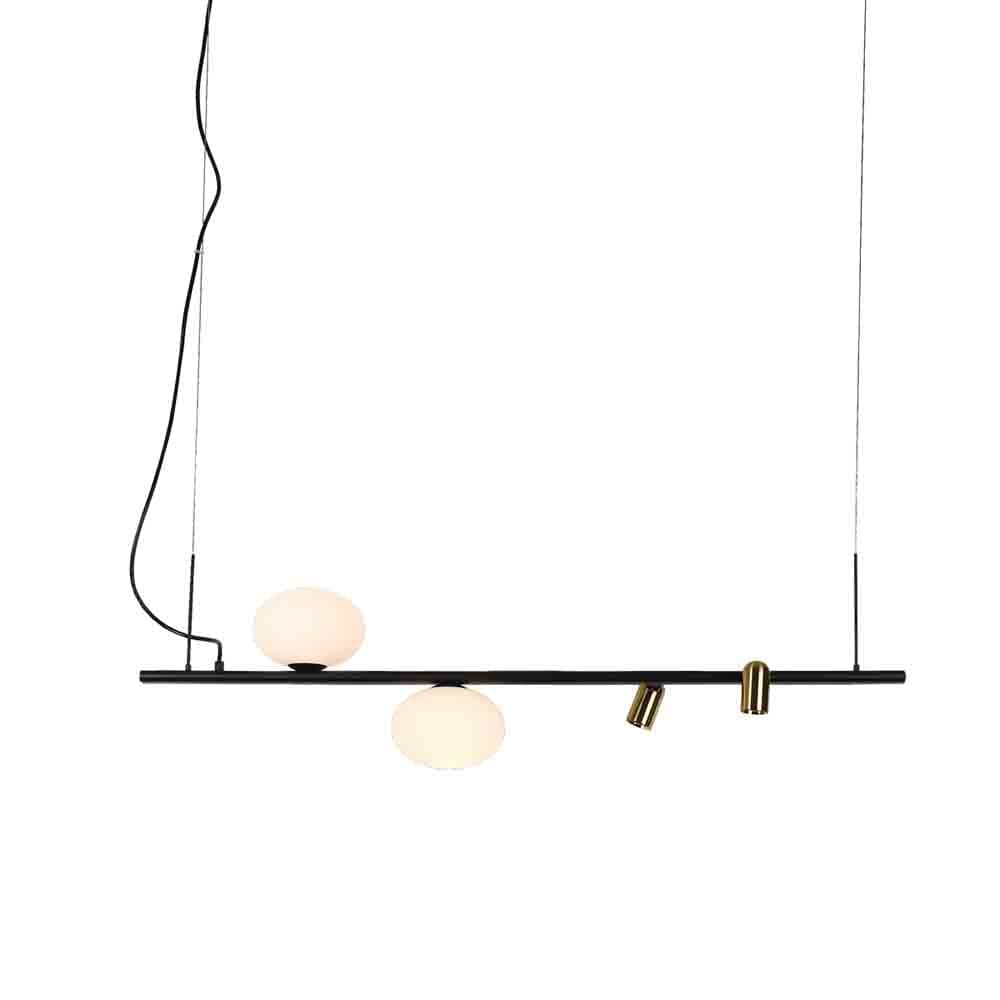 Spazio Asta Linear Pendant 3000K - Black