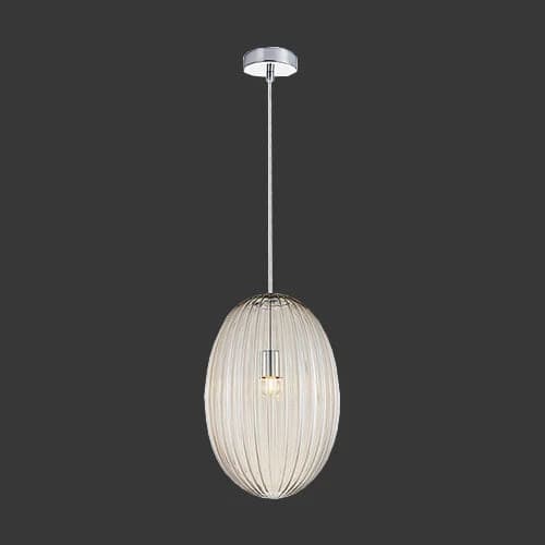 K. Light Marilyn Small Glass Pendant - Cognac