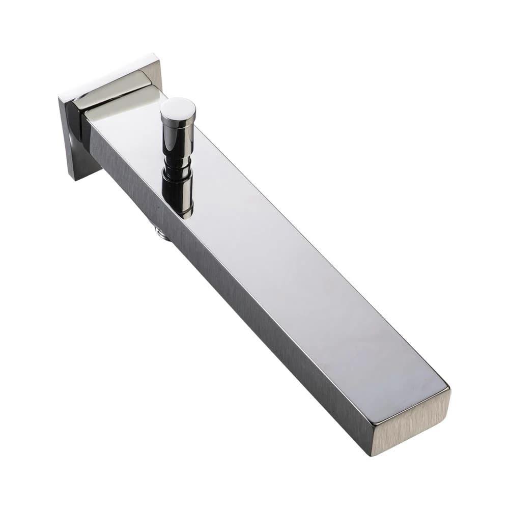 GIO Square Bath Spout with Diverter 200mm