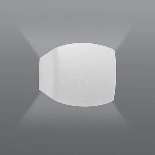 Spazio Abram 150 Curved Resin Wall Light 4W 400lm 3000K - White