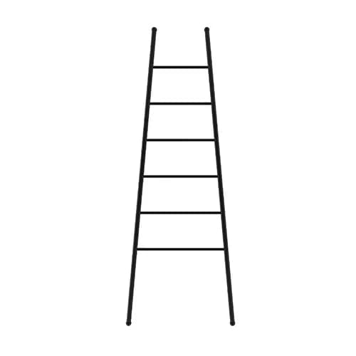 LIQUIDRed Felicity Round 6 Bar Ladder Towel Rail - Matt Black
