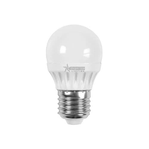 Bright Star LED Golf Ball Bulb G45 E27 5W 400lm 3000K - Frosted