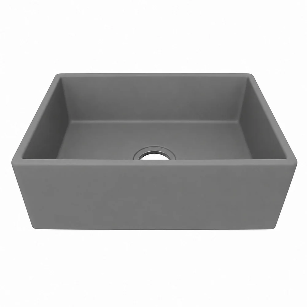 Two Tone Stone Butler Single Bowl Kitchen Sink